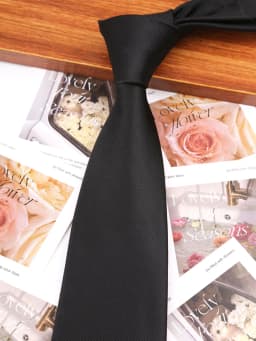 Brand Classic Black Red Solid Stripes 8 cm Polyester Tie For Men Suit Accessories Wedding Gravatas Fit Workplace Birthday Gift