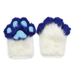 Wolf Dog Foxes Paw Claw Gloves Costume Accessories Cosplays Animal Furry Plush Full Finger Mittens Fursuit for Adults