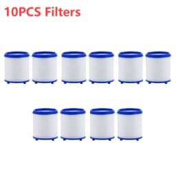 2-40PC Faucet Water Filter Element Remove Chlorine Heavy Metals Filtered Showers Head Bath Filtration Purifier Soften Hard Water