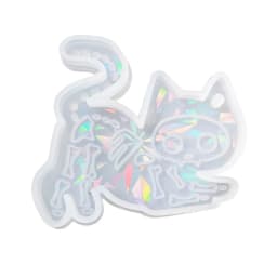 Cute Cat Silicone Mold DIY Earring Necklace Keychain Pendant Molds Super Glossy Animal Epoxy Resin Casting Mold Craft