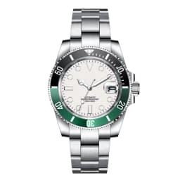 40mm Corgeut man Watch Custom Logo Luxury Sapphire NH35 Automatic Mechanical Watches Ceramic Bezel 120 Click Luminous