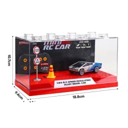 2026 Upgraded RC Car 1:64 Mini Alloy RC Drift Car Easy to Carry, 60mins Life. Exquisite Gift Box An Ideal Toy Gift for Children