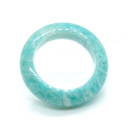 Women's Healing Crystal Stone Band Ring Dainty Finger Jewelry Natural Amethyst Rose Quartz Lapis Lazuli Labradorite Gemstone