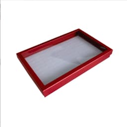 100-position Ring Box Sponge Suede Ring Display Cardboard Jewelry Storage Box Display Ring Cufflinks Jewelry Tray