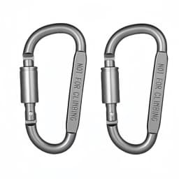 2-6PCS Carabiner Set For Key Camping Survival EDC Outdoor Keychain Clip Alloy Aluminum Tactical Caribiner Hook Karabiners