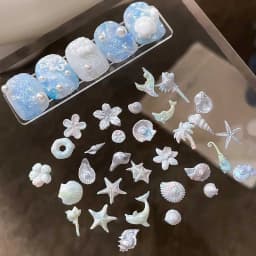 3D Mold Silicone Nail Art Decorations DIY Flower Design Templates Mold For Nails Jewelry Crafts Transparent Nails Mold Tool