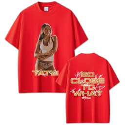 Singer Tate Mcrae So Close To What Album T-shirt Miss Possessive Tour 2025 T Shirts Summer Men Women Fashion Oversized Tshirt