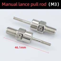 BT-606 BT-605 BT-607 BT-609 BT-610 Manual Rivet Nut Gun Part Rivet Head Screws Pull Rod Accessories For M3 M4 M5 M6 M8 M10 M12