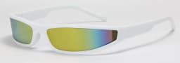 Narrow Rectangle Y2K Sunglasses 2025 Luxury Brand Punk Wrap Arou7.85