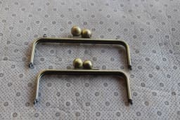 1 Pieces High Quality DIY Handbag Iron Metal Purse Frame Accessories Bag Parts Metal Bag Handles Wholesale Factory Obag Handles