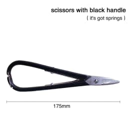 British Blue & Black Handle Jewelry Shears - Flat Stainless Steel Cutting Pliers for Gold & Silver Crafting (Sizes 7# & 8#)