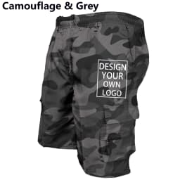 Customized Summer Printed Men's Cargo Shorts Casual Jogging Shorts Loose Pocket Work Shorts Sports Shorts