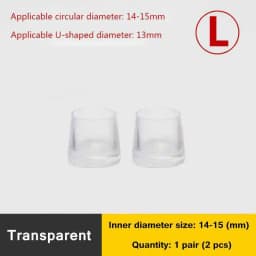 2Pcs Woman High Heels Shoe Covers Square TPU/PVC Material Soft Damping Heel Protector Non-slip Heel Protector