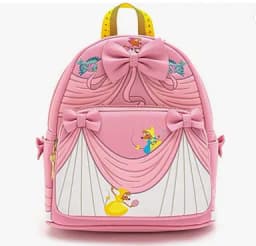 Beauty and Beast Beauty Colorful Glass Mini Backpack Cartoon Double Shoulder Women Portable Backpack