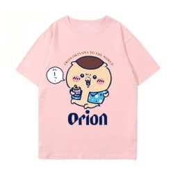 Orion Men's and Women's Collaborative Chiikawa (Usagi) Short Sleeve T-Shirt for Parents and Kids - Comfortable, Breathable Ins