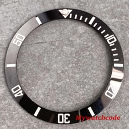 38mm X 30.6mm Watch Bezel Insert Ceramic Mods Replacement Fit For 40mm Automatic GMT SUB SKX 007 Repair Accessories Case Ring