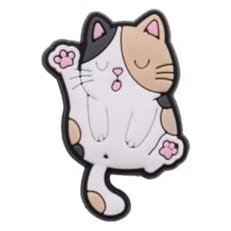 New Arrival 1pcs Cute Cartoon Cat Paw Doughnut PVC Shoe Charms Sandals Decoration Ornaments Accessories Kid Party Xmas Gift
