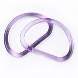 2/4/10Pcs 10cm Acrylic D Ring Transparent Plastic Handle for Bags Handbag Woven-bag Replace Bag Handles Purse Frame Accessories