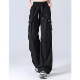 Stylish High Waist Cargo Pants Waterproof Quick Dry Casual Outdoor Hiking Pants with Drawstring
