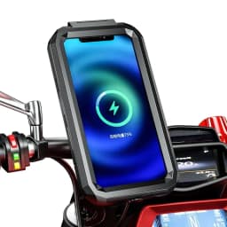 Motorcycle Wireless Charger Holder QC 3.0 Fast Charging Motorbike Phone Waterproof Cellphone Bicycle Stand For iPhone Samsung