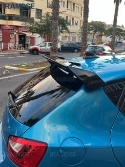 Gloss Black Spoiler for SEAT Ibiza Leon Carbon Paint 2009-2021 Year Rear Windshield Wing Trunk ABS Accessories