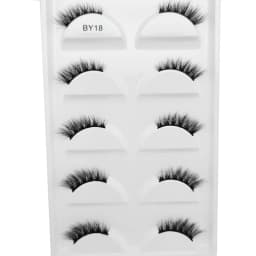 Natural 3D Mink False Eyelashes, Soft Wispy, Fluffy Eye Faux Lashes, Make Up Eyelash, Beauty Cat Cilios, 5 Pairs, 15 Styles