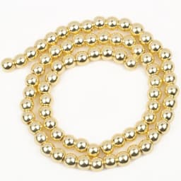 14K Gold Plated Natural Hematite Irregular Shape Loose Spacer Beads for Jewelry Making DIY Gorgeous Bracelets Necklace Earrings