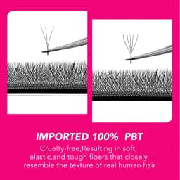 TDANCE W Shape Lash Soft Handmade 3d 4d 5d 6d 8d Premade Volume Fan C D 0.07MM Eyelashes Extension