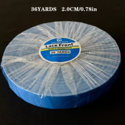36Yards Hair System Tape Double Side Walker Tape 0.8CM Blue Lace Front Wig Tape For Toupee Sweatproof Ultra Hold Wig Tape 2.54CM