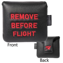 Red Remove Before Flight Golf Headcover Golf 460CC Driver Cover Wood Hybrid Mallet Cover