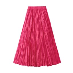 Women's Spring Summer Solid Pleated Half-body Skirt 2026 Korean Fashion A-Line Long Skirt Female Elegant Casual Luxury Skirt