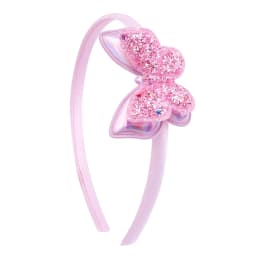 1PC Glitter Butterfly Headbands Set for Kids, Colorful Sparkly Hair Accessories, Cute Hairbands for Girls' Party & Daily Wear