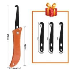 Professional Ceramic Tile Gap Repair Hook Knife for Cleaning Removal Grout Tungsten Steel Joint Notcher Hand Construction Tools