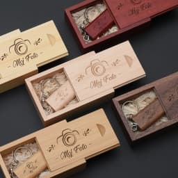 5PCS Unfinished Storage Boxs Solid Natural Wooden With Sliding Top For Necklace Ring Gift Blank Box USB Decorative Gift Case Box