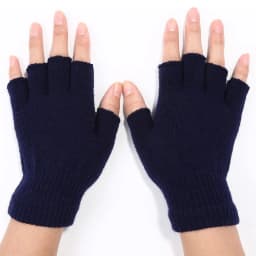 1 Pair Winter Half Finger Gloves Knitted Fingerless Mittens Warm Stretchy Gloves for Men and Women