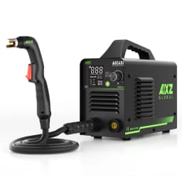 AIXZ AIC45II 220V 45 Amps Plasma Cutting Machine 60% Duty Cycle IGBT Inverter Non-HF Non-Touch Pilot ARC Air Plasma Cutter 2T/4T Cutting 1-16mm Greatly Improves Cutting Efficiency