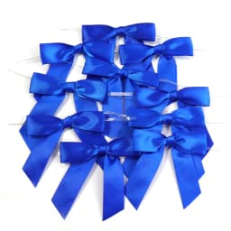 10-50pcs Colorful Twist Tie Bows Satin Ribbon Bow For Food Gift Packaging Sealing DIY Wedding Christmas Party Decoration