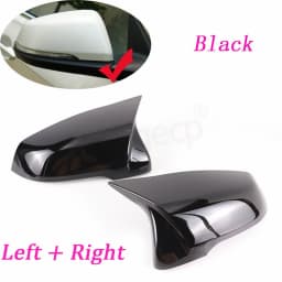 Carbon Fiber Style Black Rearview Side Mirror cover Caps for BMW X1 F48 X2 F39 F40 F53 F44 Z4 G39 Toyota Supra Side Mirror shell