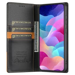 Business Leather Case For Samsung Galaxy A17 A37 A57 A16 A36 A56 A26 A07 A55 A35 A15 A54 A34 A14 A53 A33 A13 Flip Wallet Cover
