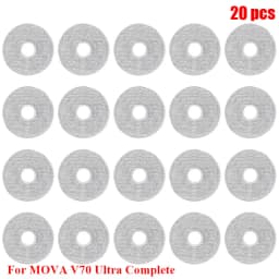 Compatible Fit For MOVA V70 Ultra Complete Vacuum Cleaner Replacement Parts Main Roller Side Brush HEPA Filter Mop Cloth Spare