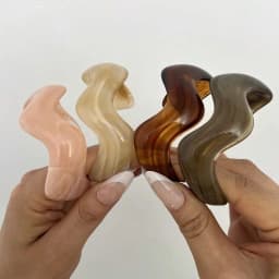 4 Pcs Wavy Resin Bangle Set For Women Trendy Geometric Wave Acrylic Cuff Bracelets Colorful Stackable Jewelry Fashion Gifts 2026