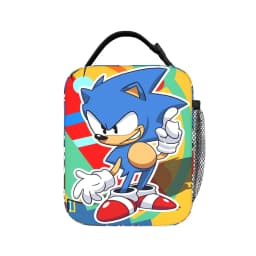 Sonices Cartoon Game Lunch Bag Convenient Lunch Box Adult Travel Print Cooler Bag Cute Oxford Thermal Lunch Bags