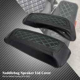 Motorcycle Hard Saddlebag Lid Cover Hard Side Bag Waterproof for Harley Road King Street Glide CVO Electra Glide FLHR 14-2024