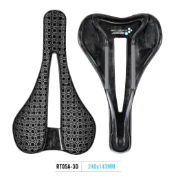 2026 RYET Carbon 3D Printed Bike Saddle 143MM 7*9 Bike Seating EVA 3D Triathlon Road MTB Mountain Gravel Cycling Cushion Parts