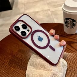 Luxury Magnetic Wireless Charge For Magsafe Case for iPhone 15 14 Plus 13 12 11 Pro Max Shockproof Soft Transparent Bumper Cover