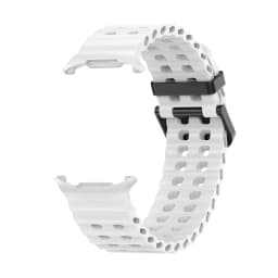 NEW Marine Silicone Strap for Samsung Watch Ultra 47mm Bracelet No Gaps Sport Two-Tone Band for Galaxy 8 Ultra Watchband Straps