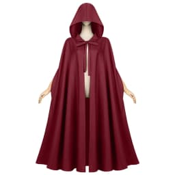 2025 New Medieval Hooded Cape for Men and Women,Halloween COS Solid-Color Monk Grim Reaper Wizard Cloak Unisex One Size Fits All