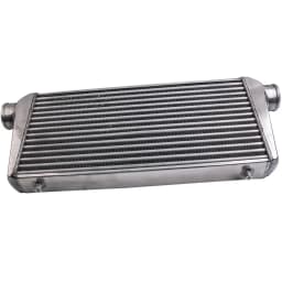 Cooling Tube & Fin Intercooler 600 X 300 X 76mm 3 inch Outlet Universal Black