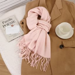 70Color Solid Winter Women Scarf Warm Thicken Cashmere Shawl Outdoor Tassels Pashmina Lady Wrap Windproof Scarves Fashion Luxury