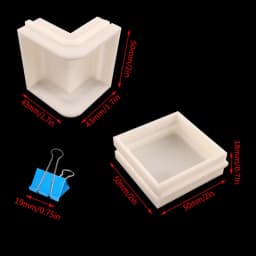 Adjustable Mold Housing for Making Silicone Rubber Mold Housing Housing Frame for DIY Soap Silicone Mold Making